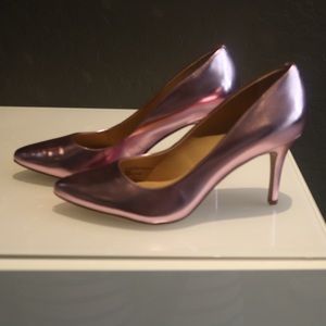 Metallic Pink Heels